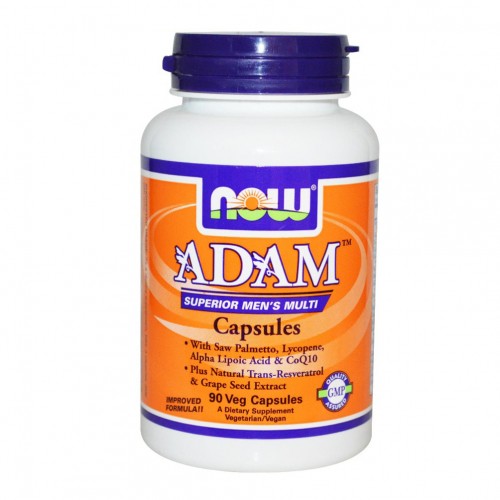 Витамины NOW Adam 90 капсул