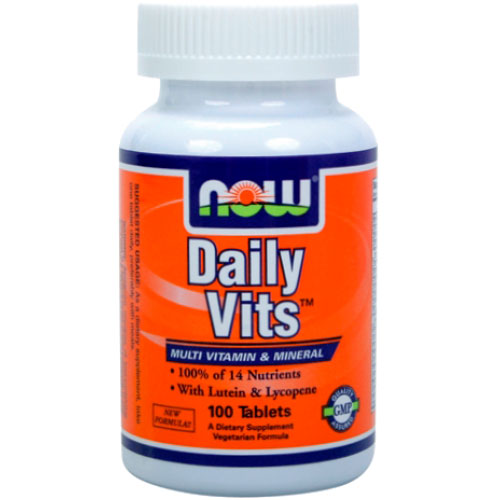 Витамины NOW Daily Vits 100 капсул