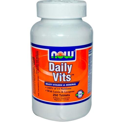 Витамины NOW Daily Vits 250 капсул