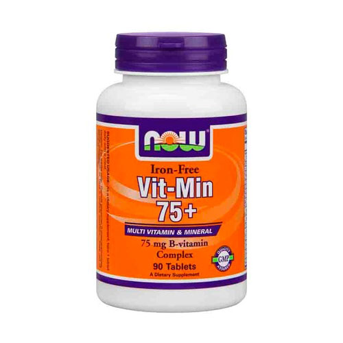 Витамины NOW Vit-Min 75+ 90 таблеток