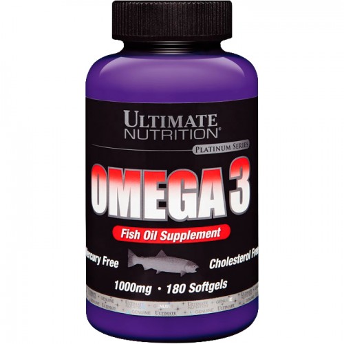Витамины Omega 3 180 капсул от Ultimate Nutrition