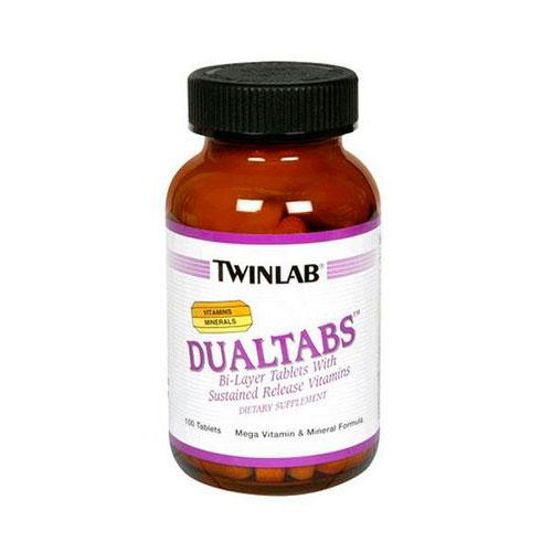 Витамины Twinlab Dualtabs 100 капсул