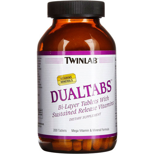 Витамины Twinlab Dualtabs 200 капсул